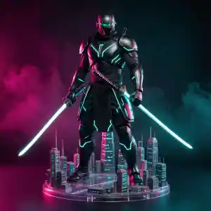 Cyber Ronin - 1-XM Designer Collectible