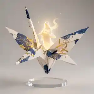 Paper Crane Spirit - 1-XM Designer Collectible